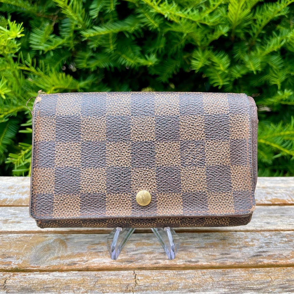 Louis Vuitton Damier Ebene Porte Monnaie Tresor Wallet